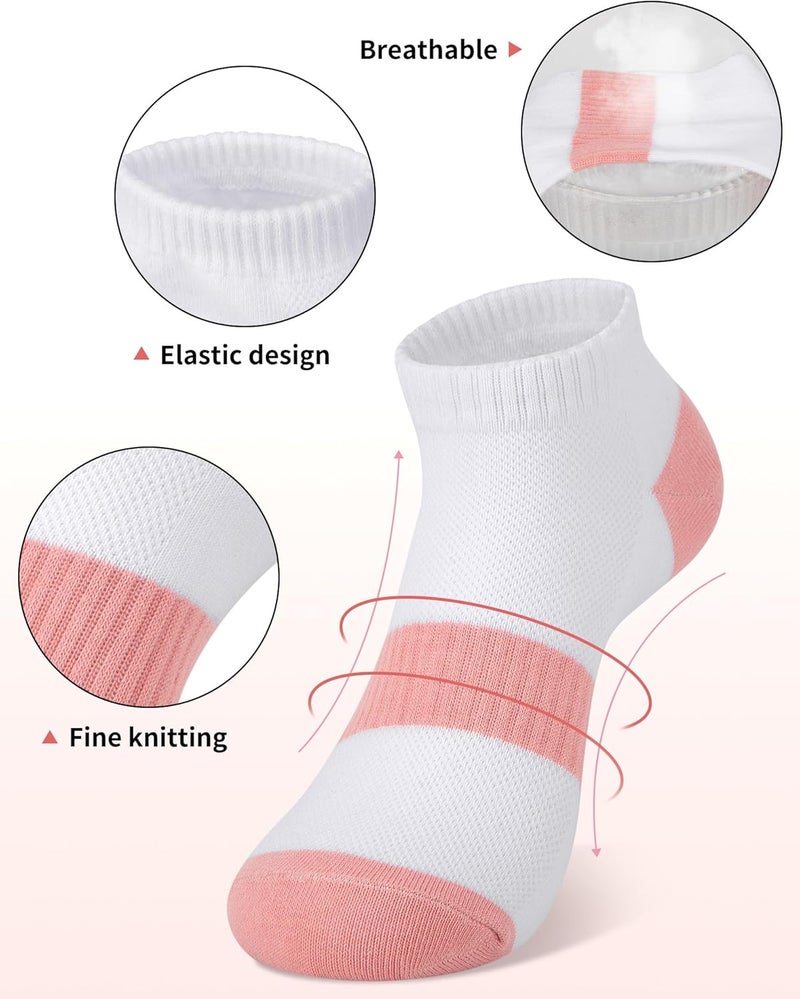 Darller 6 Pairs Ankle Socks for Women - Lightweight Low Cut No Show Casual Cotton Socks Breathable - Image 3